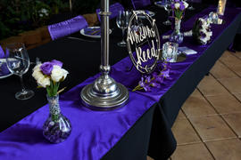 Luna Wedding & Event Supplies Satin Table Runners - Purple Review