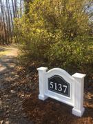 Mayne 5820-W - Nantucket Address Sign | Riverbend Home