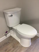 Riverbend Home Toilet Yorkville 2 Pieces Right Height with EverClean High Efficiency White Elongated ADA 32-13/16 Inch 1.28 Gallons per Flush Review