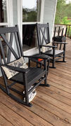 Riverbend Home Braxton Three-Piece Porch Rocking Chair Set - Black Review