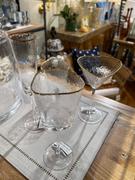 Riverbend Home Kampari Triangular Wine Glasses with Gold Rim Set of 4 Review