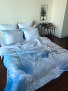 ARTBEDDING boutique Comforter set UPGRADE, Luxury designer comforter set bedding set, Handmade lux organic cotton sateen bedding Review