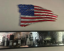 Frontline Metal Distressed American Battle Flag Review