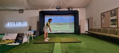 Rain or Shine Golf Fiberbuilt Launch Monitor Studio Golf Mat - 4' x 9' Center Hitting Review