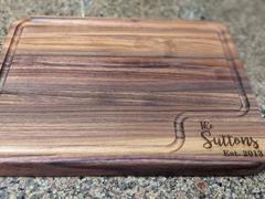 Drapela Works Personalized Walnut Cutting Board with Juice Groove (14x11x1.25) Review