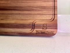 Drapela Works Personalized Walnut Cutting Board with Juice Groove (14x11x1.25) Review