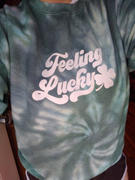 Brown Dyed Girl Feeling Lucky Crew Sweatshirt Review