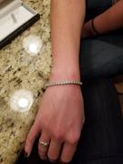 Kobelli Round Moissanite Tennis Bracelet 7 3/4 CTW 10k White Gold Review