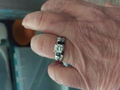 Kobelli Cushion Moissanite Bridal Set with Sapphire and Diamond 1 1/2 CTW 14k White Gold Review