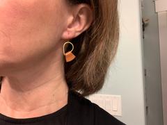laurel denise Folded Leather Earrings Review