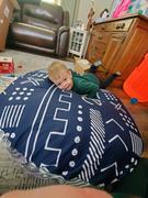 audrey-and-bear Customizable Oversized Floor Pillow | Playful Aztec Review