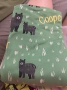 audrey-and-bear Personalized Swaddle Blanket | Frogs Snails & Puppy Dog Tails Review