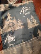 audrey-and-bear Personalized Minky Stroller Blanket | Captivating Constellations Review