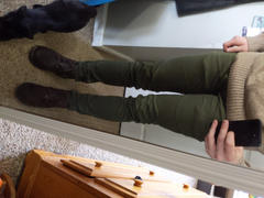G-Style USA Men's Skinny Fit Colored Jeans (Olive) Review