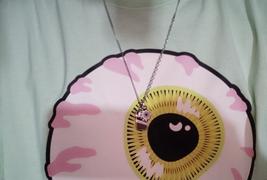 BLACKHEAD Jewelry BLACKHEAD X MISHKA Keep Watch Eyeball Tag Long Necklace Chain Review