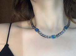 BLACKHEAD Jewelry Neon Jungle Tourmaline Gemstone Curb Chain Necklace Review