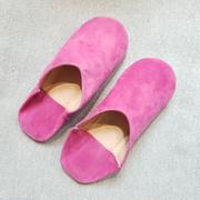 A Little Morocco Babouche Slippers - Fuscia Review