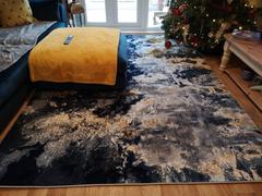 Home Looks Ritz Abstract Modern Rug Gold & Navy (V2) Review
