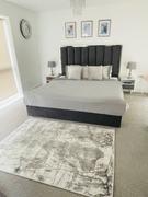 Home Looks Ritz Marble Design Rug Silver & Cream Review