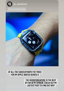 GRAY® CYBER BAND® Yellow Apple Watch Band Review