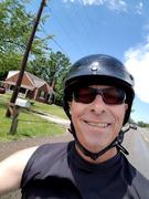 Bikerhelmets.com Smallest lightest DOT Beanie Helmet - Gloss Black / With Peak Review