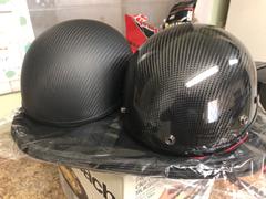 Bikerhelmets.com SOA inspired DOT Beanie Carbonator Gloss Black With Peak Review