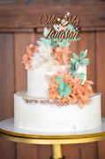 LilyCraft Cake Topper. Custom Mr & Mrs Surname Wedding Cake Topper, Personalised Wedding Cake Decorations, Customized Personalized Cake Sign - [BROWN FONT] Review