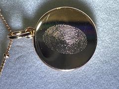 Deja Marc Jewellery The Double Sided Fingerprint Necklace | Bobble Chain Review