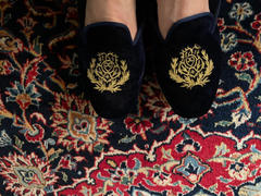 Patricia Green Collection Diana Embroidered Velvet Slipper Review