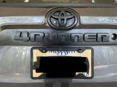 4Runner Lifestyle Tactilian Silicone Topography License Plate Frame Review