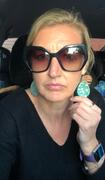Glam by Sam Whiting Green Holo Pebble Ovoid // Faux Leather Earrings Review