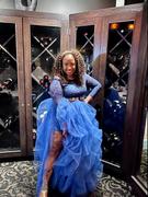Oyemwen Navy lace skirt set Review