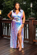 Oyemwen Sleeveless Custom Birthday Dress Review