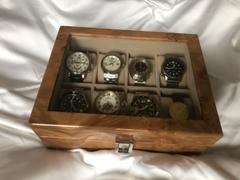 Aevitas UK Light Burl Walnut Wood Watch Collectors Box for 8 Watches by Aevitas Review
