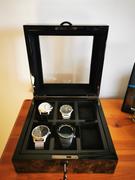 Aevitas UK Premium Quality Dark Burl Wood 6 Watch Box by Aevitas Review