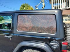 Under The Sun Inserts **Custom Design** Jeep Wrangler Side Windows Printed Vinyl Decal Review