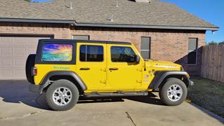 Under The Sun Inserts **Custom Design** Jeep Wrangler Side Windows Printed Vinyl Decal Review