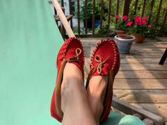 Amimoc Mocassin Canada Mocc pour femme - Rouge Review