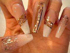 iGel Beauty Dip & Dap Powder - Diamond Glitter - DG09 Rose Gold Sparks Review