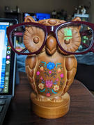 Natural Life Eyeglass Holder Stand - Owl Review
