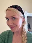 Natural Life Half Boho Bandeau Headband - Black Turquoise Floral Review