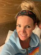 Natural Life Half Boho Bandeau Headband - Black Turquoise Floral Review