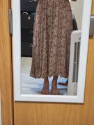 Natural Life Megan Smocked Midi Dress - Cream Pink Floral Review
