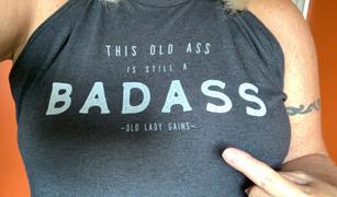 Old Lady Gains This Old Ass - Halter Tank Review