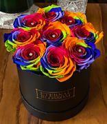 Eternal Blossom Medium Round Blossom Box - Black Box - All Colours of Year Lasting Infinity Roses Review