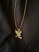 The GUU Shop 33mm Gold-Plated  Micro-inlay Zircon #eagle#  Pendant &rapper Chain Review