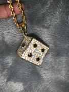 The GUU Shop Two-tone CZ Black And White  Dice Pendant Jewelry Review