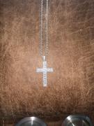 The GUU Shop 35mm  Iced Yellow Gold-Plated CZ Cross Pendant Review