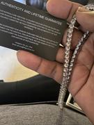 The GUU Shop 5mm  18K Gold-Plated Iced AAA CZ BlingBling Tennis Chain Single Row Review
