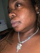 The GUU Shop 30mm  Iced Gold-Plated CZ  Rose Pendant & Cuban Link Chain Review